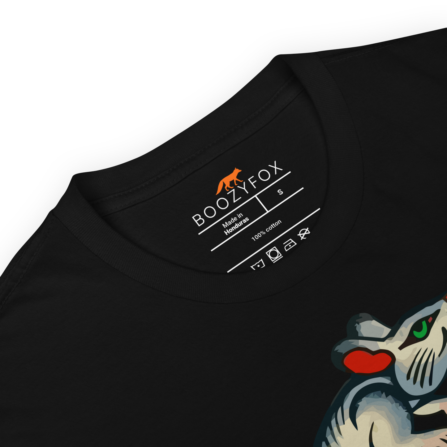 Product details of a Black Cheese The Day T-Shirt - Boozy Fox