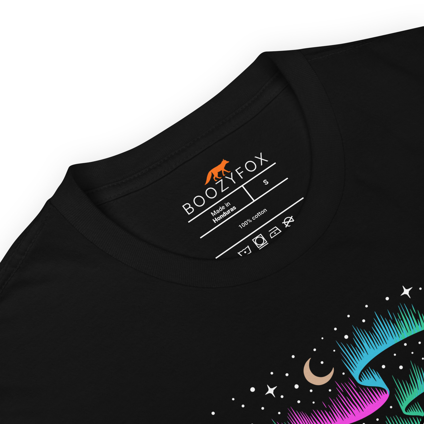 Product details of a Black Let's Get Lost T-Shirt - Boozy Fox