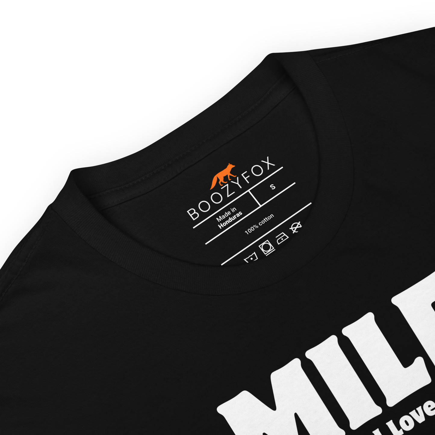 Product details of a black Man I Love Fish T-Shirt - Boozy Fox