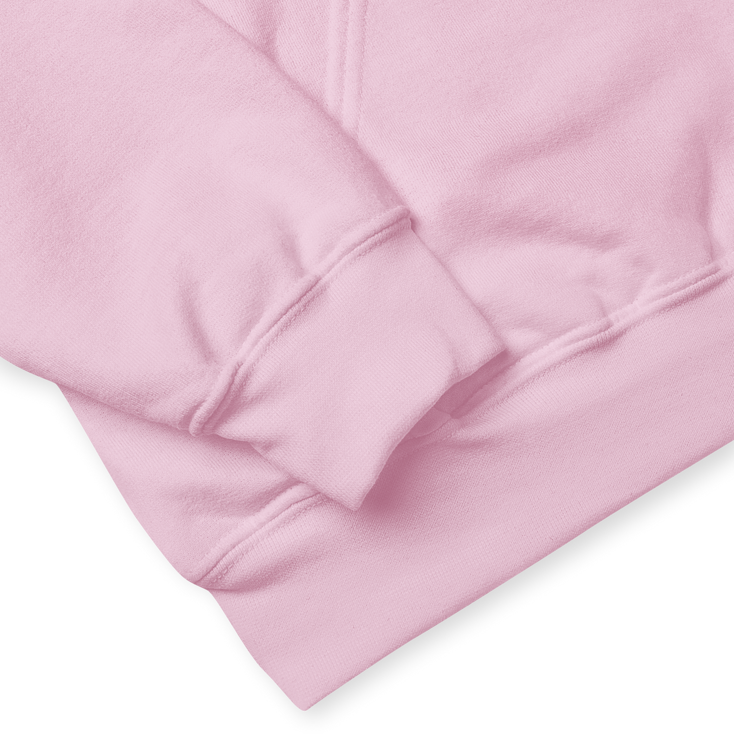 Close Details of a Light Pink Hoodie - Boozy Fox