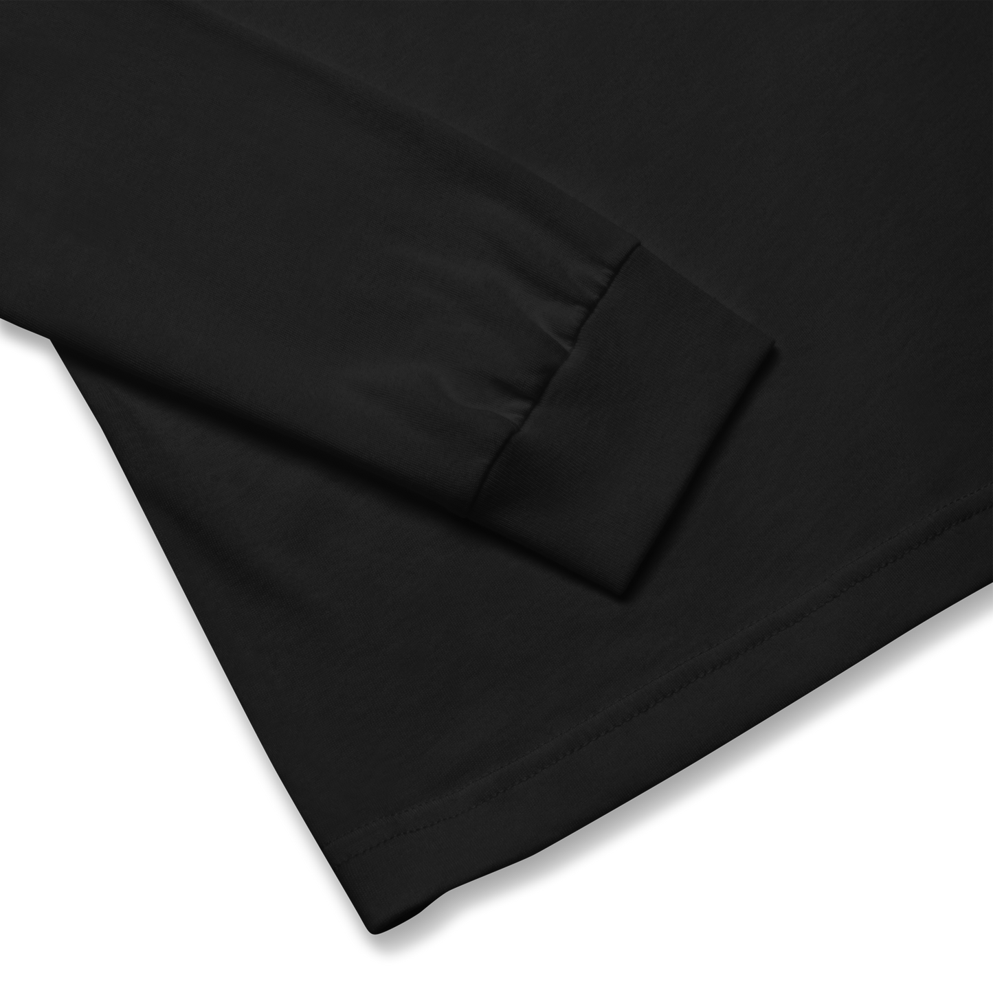 Product details of a long sleeve tee in black by Boozy Fox