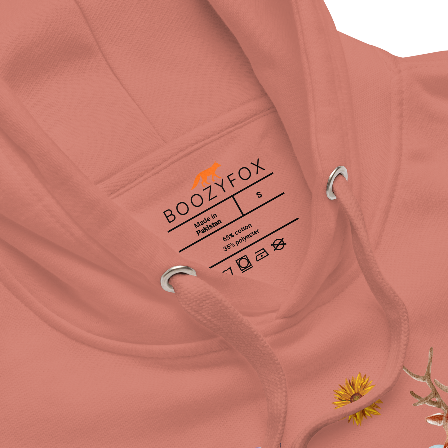 Product details of a Dusty Rose Summer Is a State of Mind Premium Hoodie - Boozy Fox