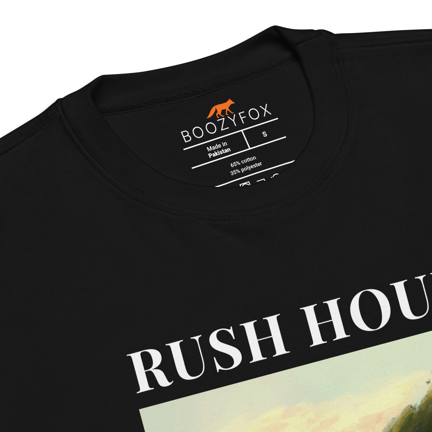 Product details of a Black Sheep Graphic Premium Sweatshirt - Boozy Fox