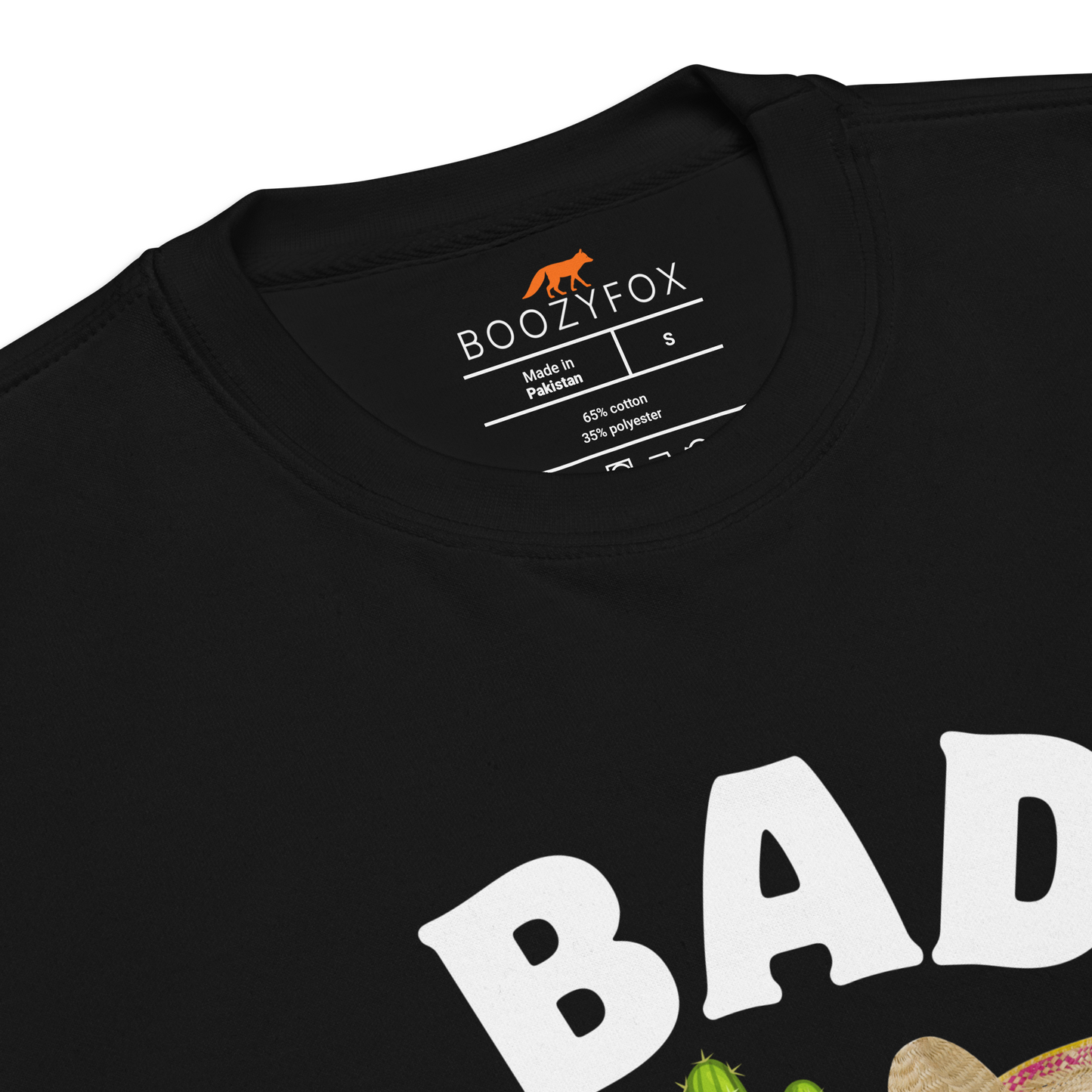 Product details of a Black Bad Ass Donkey Graphic Premium Sweatshirt - Boozy Fox