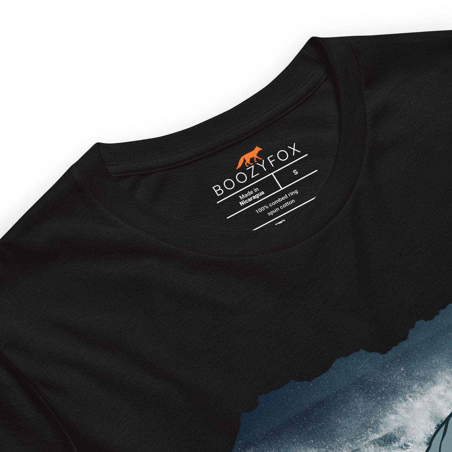 Product details of a Black Megalodon Tee - Boozy Fox