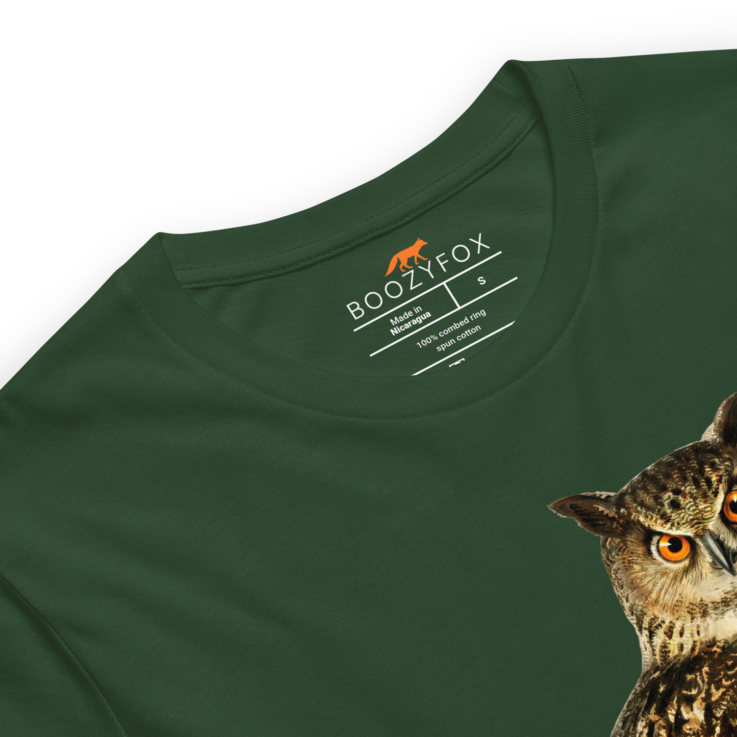 Product details of a Forest Green Don't Give A Hoot Owl Tee - Boozy Fox