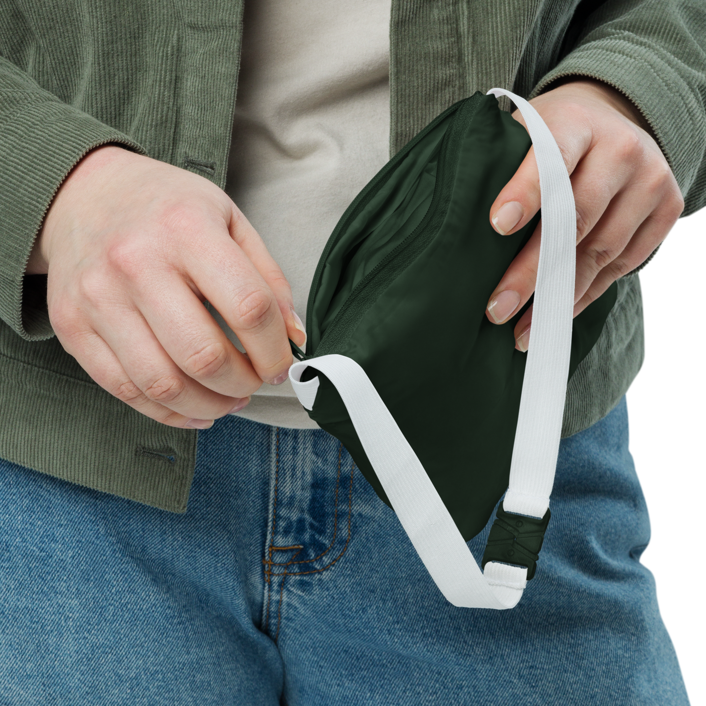 Product Details of Boozy Fox Unisex Windbreaker - Forest Green