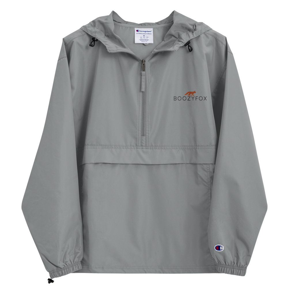 Graphite Grey Packable Jacket Champion Windbreakers Boozy Fox