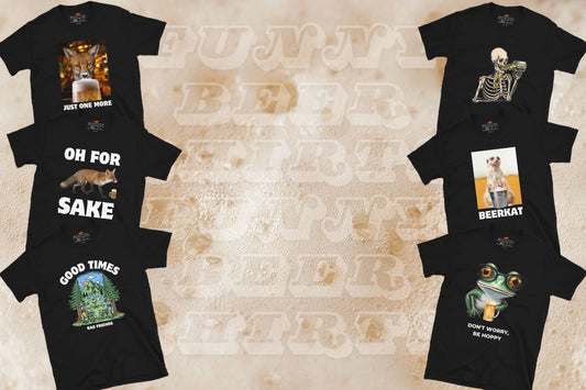 Funny beer t shirts gift ideas animal drinking shirts skeleton beer shirt boozy fox