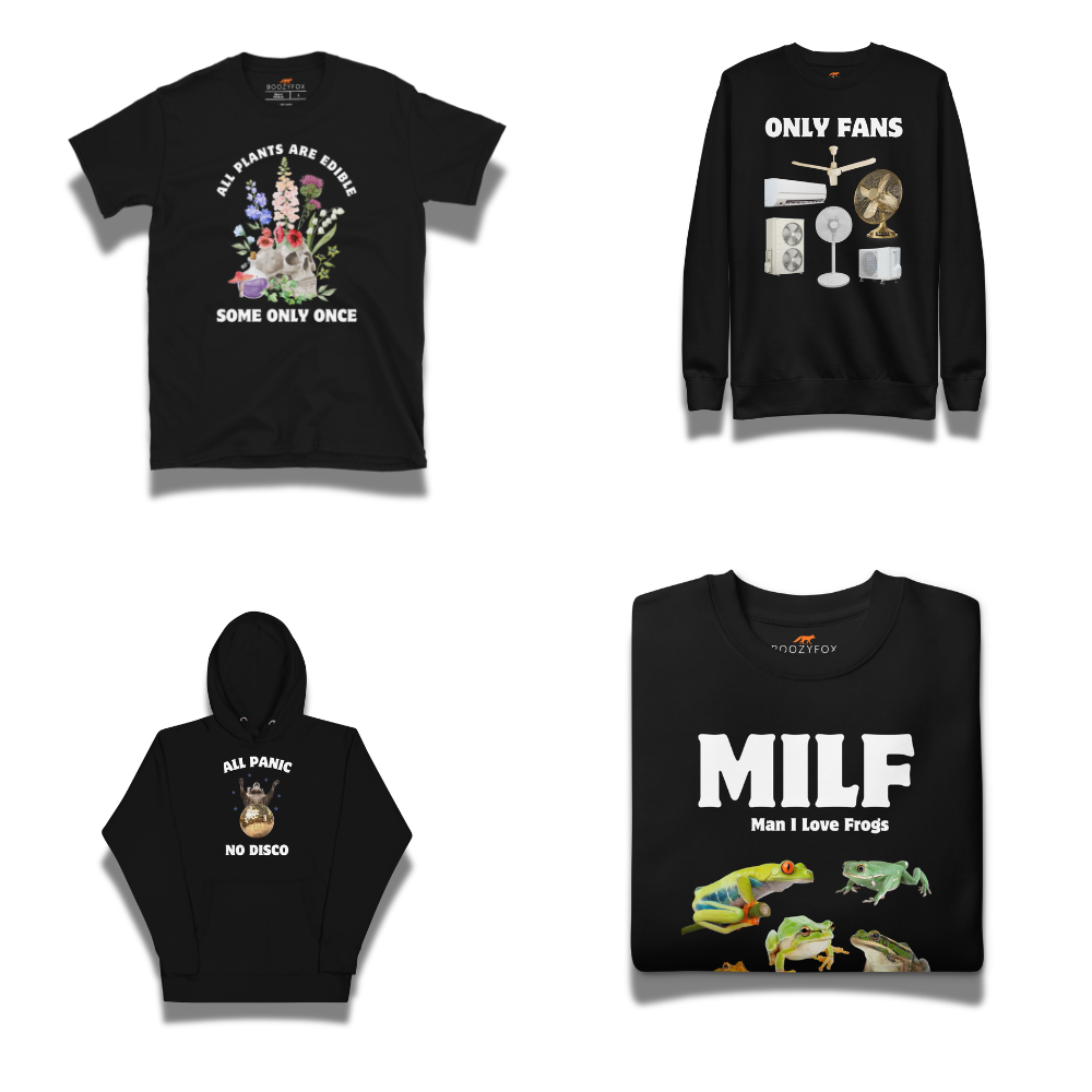 Best graphic tees hoodies and sweatshirts by Boozy Fox