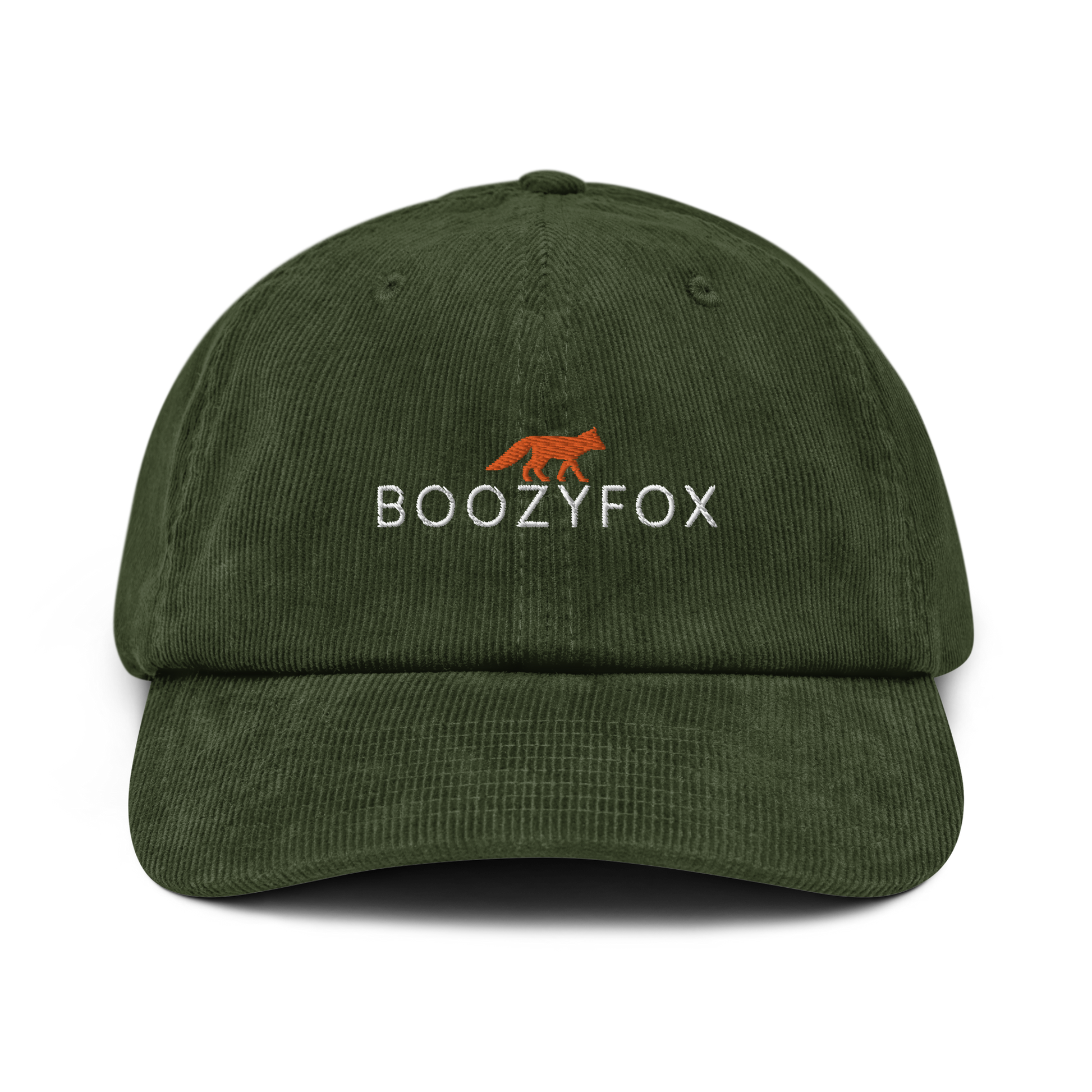 Dark Olive Green Corduroy Hat Online - Boozy Fox