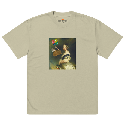 Young Queen Victoria Oversized Tee Online - Faded Eucalyptus - Boozy Fox