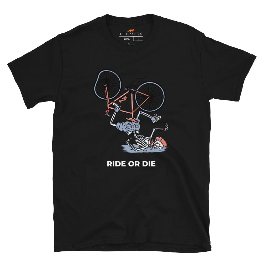 Ride or Die T-Shirt Online - Black - Boozy Fox