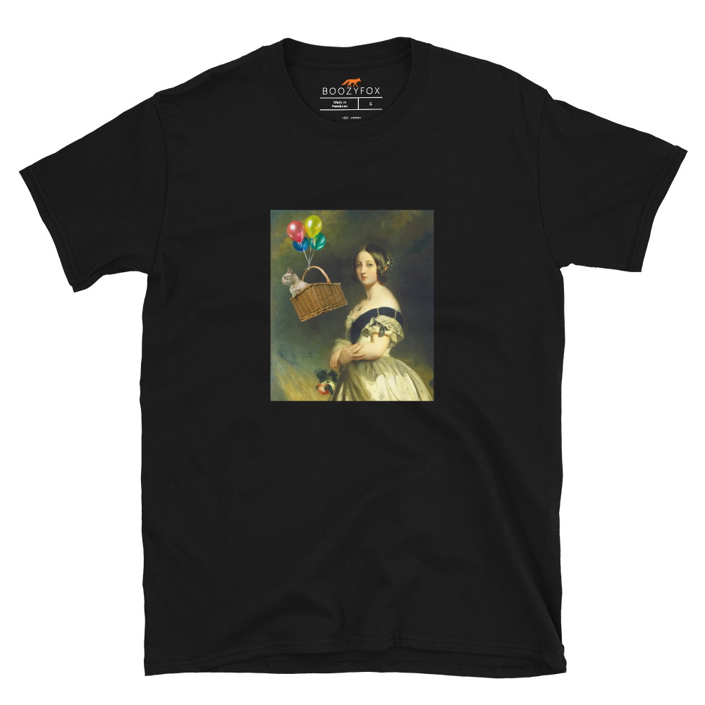 Young Queen Victoria T-Shirt Online - Black - Boozy Fox