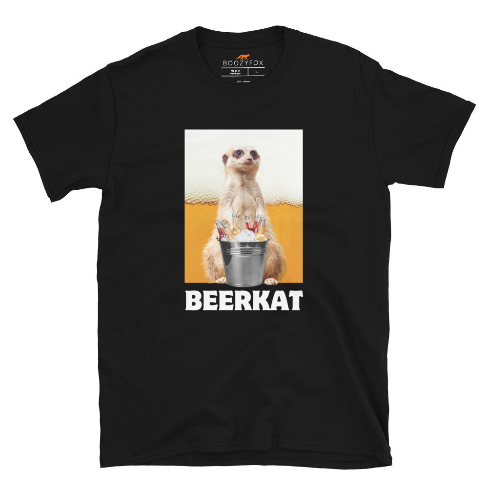 Meerkat T-Shirt Online - Black - Boozy Fox