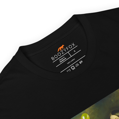 Product details of a black Young Queen Victoria T-Shirt - Boozy Fox