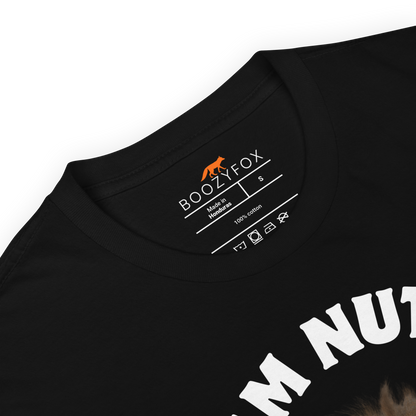 Product details of a black I’m Nuts About You Squirrel T-Shirt - Boozy Fox