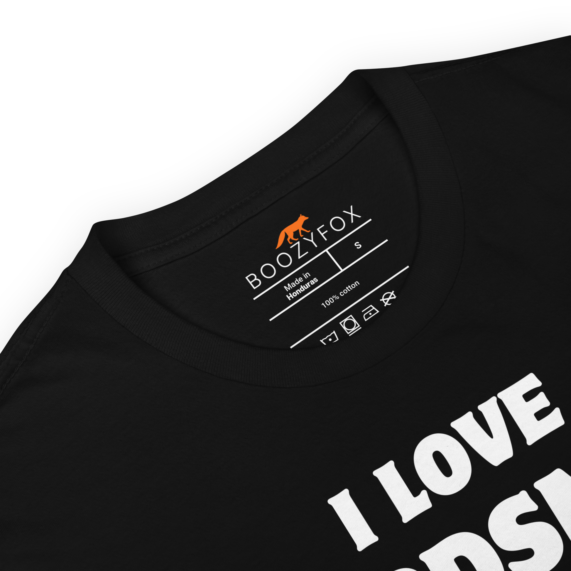 Product details of a Funny BDSM Business Development Office & Marketing graphic t-shirt in black by Boozy Fox