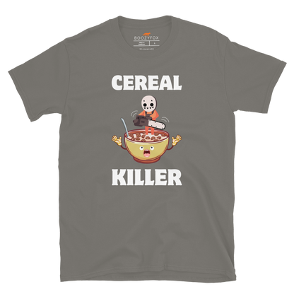 Cereal Killer T-Shirt Online - Charcoal - Boozy Fox