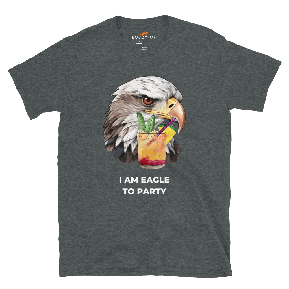 Eagle T-Shirt Online - Dark Heather - Boozy Fox