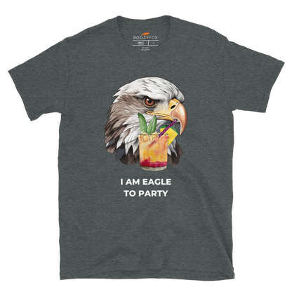 Eagle T-Shirt Online - Dark Heather - Boozy Fox