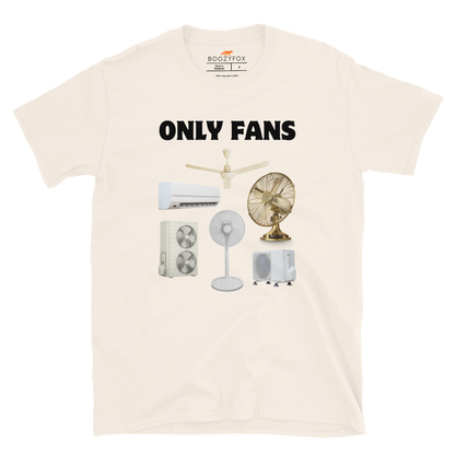 Only Fans T-Shirt Online - Natural White - Boozy Fox