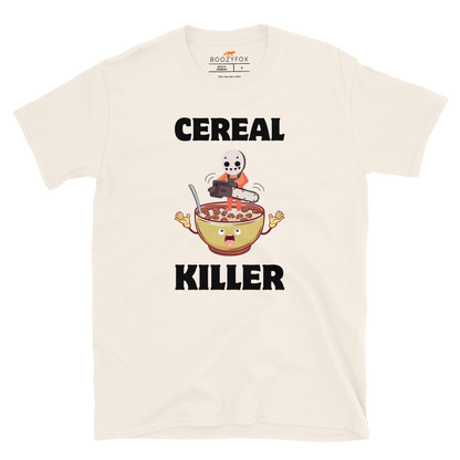 Cereal Killer T-Shirt Online - Natural White - Boozy Fox