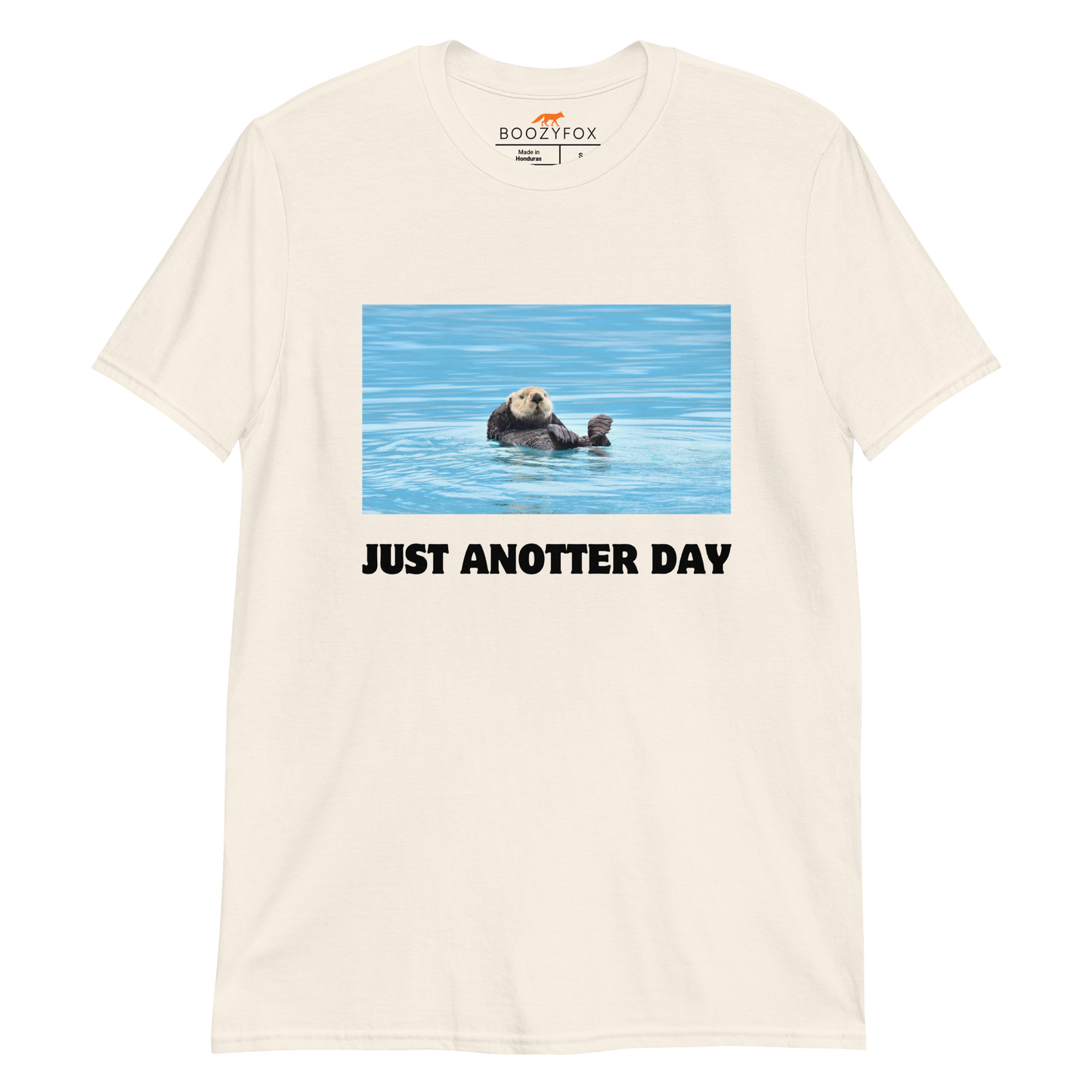 Just Anotter Day Otter T-Shirt Online - Natural - Boozy Fox