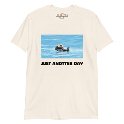 Just Anotter Day Otter T-Shirt Online - Natural - Boozy Fox
