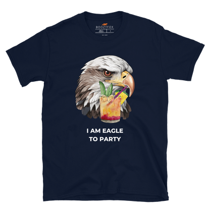 Eagle T-Shirt Online - Navy - Boozy Fox