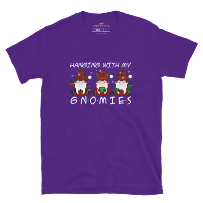 Hanging With My Gnomies T-Shirt Online - Purple - Boozy Fox