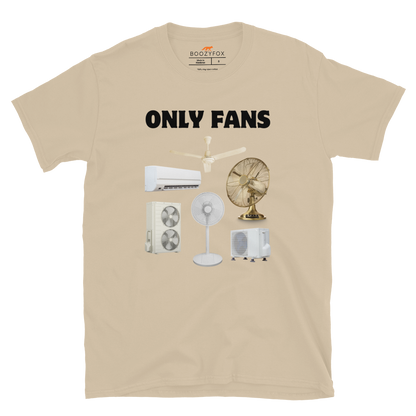 Only Fans T-Shirt Online - Sand - Boozy Fox