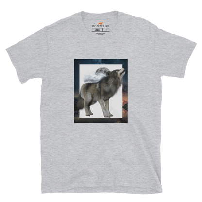 Wolf T-Shirt Online - Sport Grey - Boozy Fox