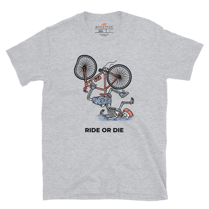 Ride or Die T-Shirt Online - Sport Grey - Boozy Fox