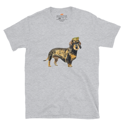 Dachshund T-Shirt Online - Sport Grey - Boozy Fox