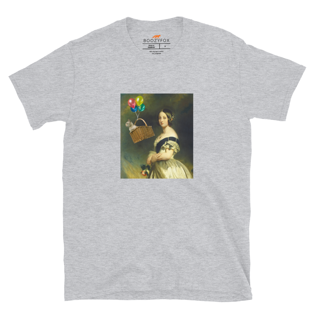 Young Queen Victoria T-Shirt Online - Sport Grey - Boozy Fox