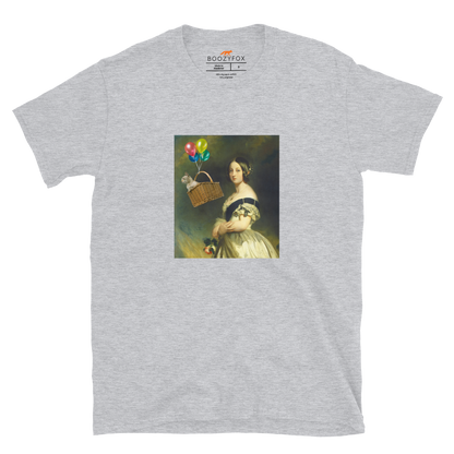 Young Queen Victoria T-Shirt Online - Sport Grey - Boozy Fox