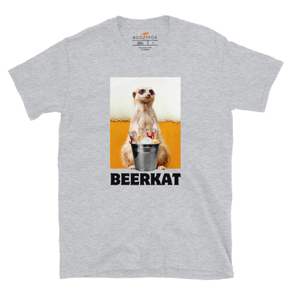 Meerkat T-Shirt Online - Sport Grey - Boozy Fox