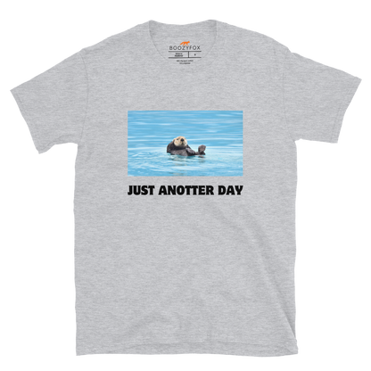Just Anotter Day Otter T-Shirt Online - Sport Grey - Boozy Fox