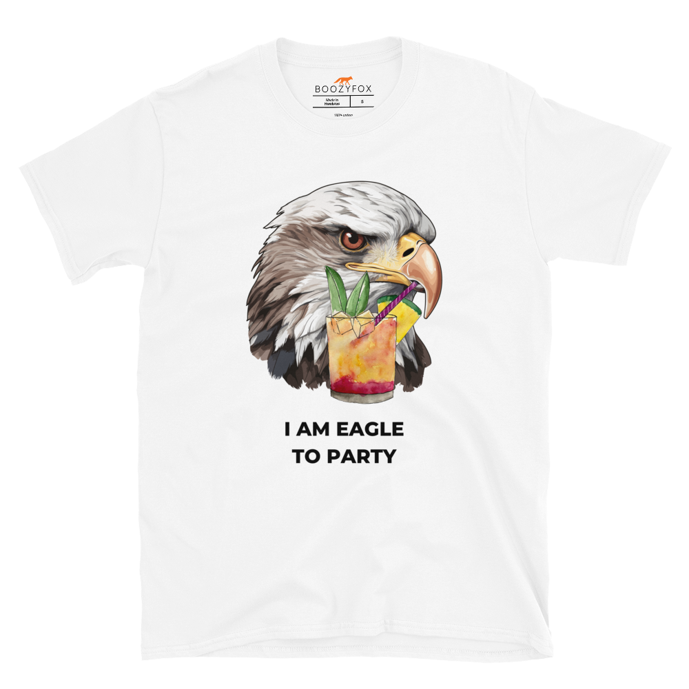 Eagle T-Shirt Online - White - Boozy Fox