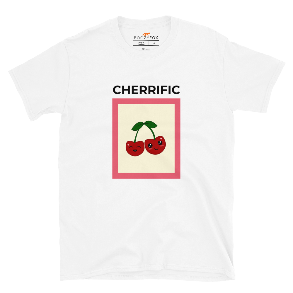 Cherrific T-Shirt Online - White - Boozy Fox