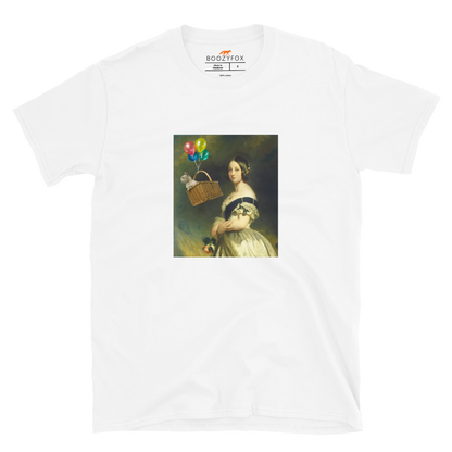 Young Queen Victoria T-Shirt Online - White - Boozy Fox