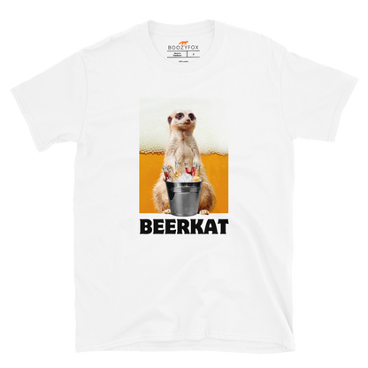 Meerkat T-Shirt Online - White - Boozy Fox