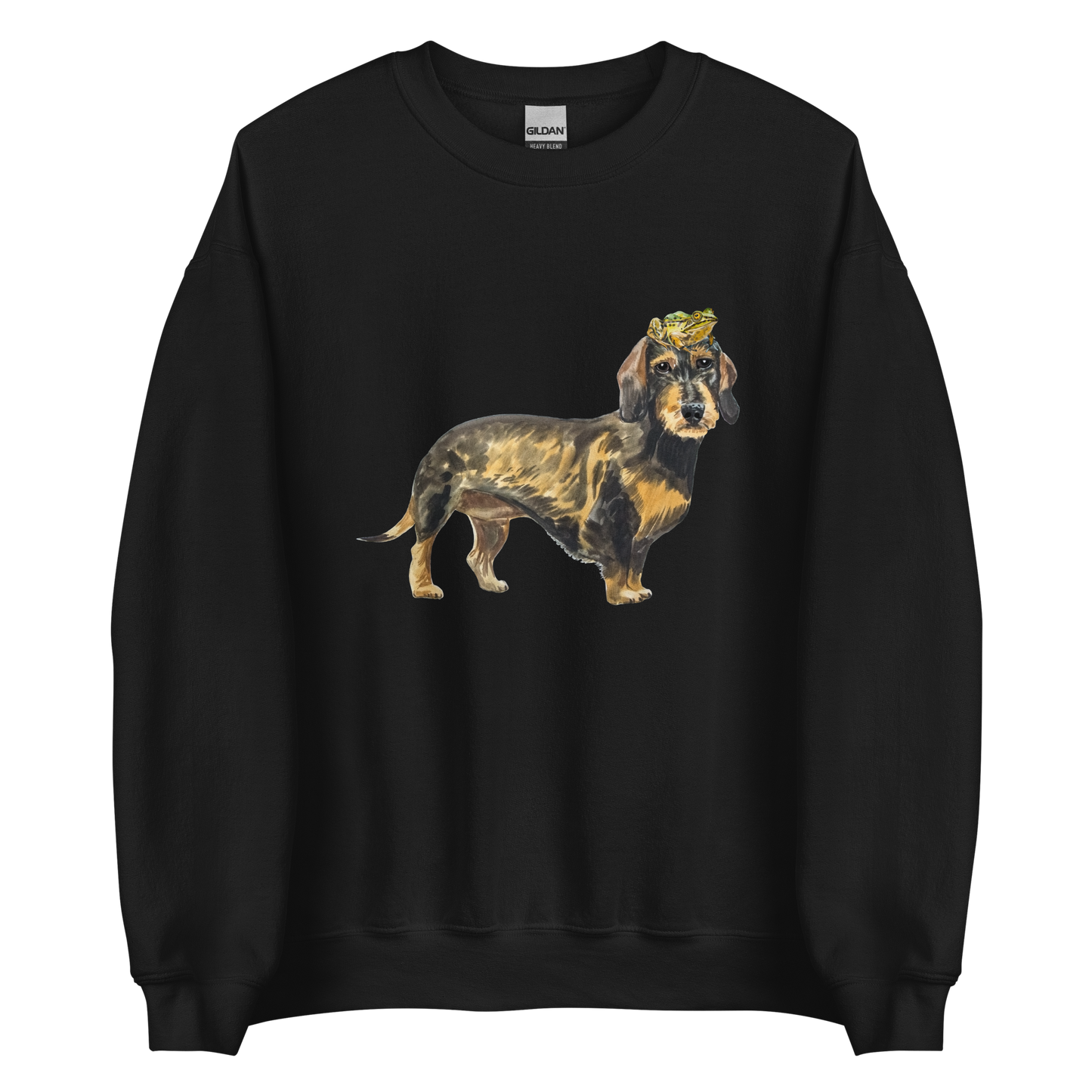 Dachshund Sweatshirt Online - Black - Boozy Fox