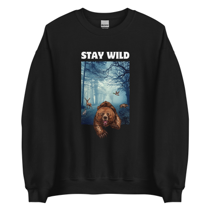 Stay Wild Sweatshirt Online - Black - Boozy Fox