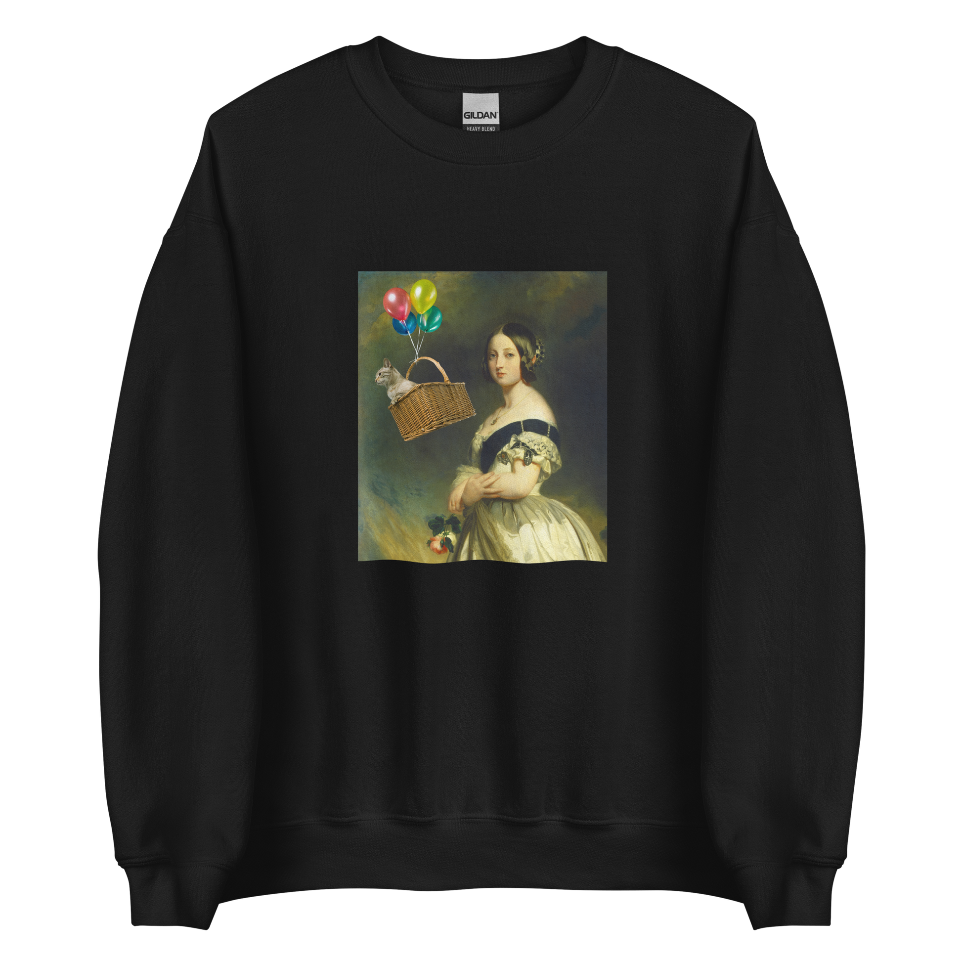 Young Queen Victoria Sweatshirt Online - Black - Boozy Fox