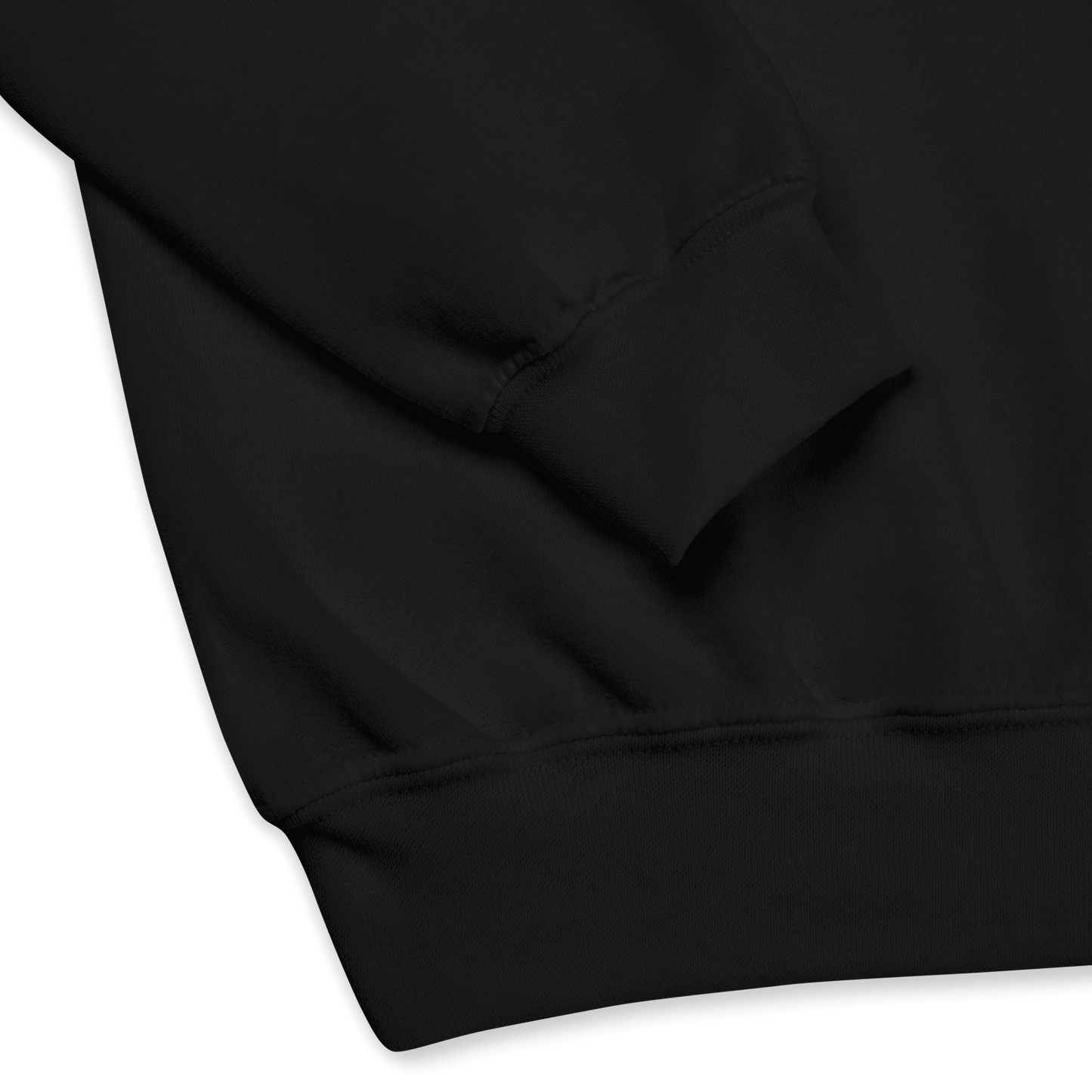 Close details of a Black  Sweatshirt - Boozy Fox