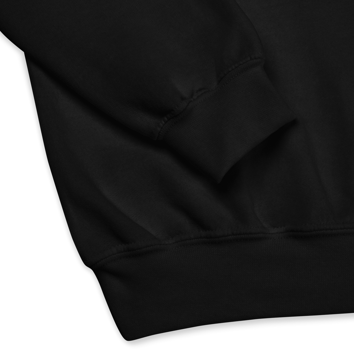 Product details of a sweatshirt in black by Boozy Fox