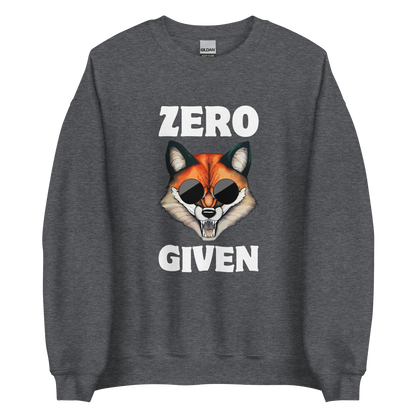 Zero Fox Given Sweatshirt Online - Dark Heather - Boozy Fox