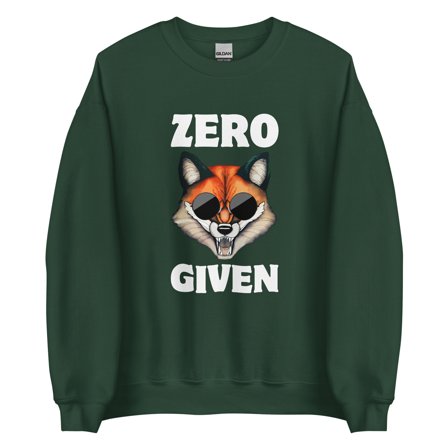 Zero Fox Given Sweatshirt Online - Forest Green - Boozy Fox